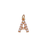 Pearl Letter Charm