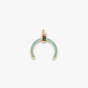 Prosperity Turquoise Horn Charm