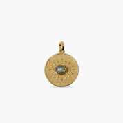 Protection Labradorite Evil Eye Medallion