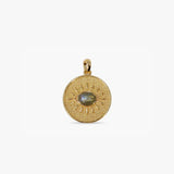 Protection Labradorite Evil Eye Medallion