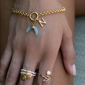 Rolo Charm Chain Bracelet