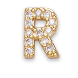 R Pavé Letter