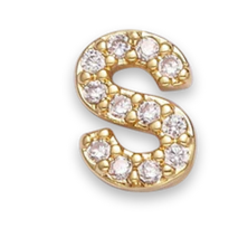 S Pavé Letter