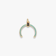 Prosperity Turquoise Horn Charm