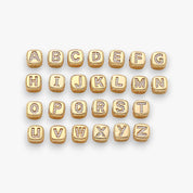Mystic Script Letter Reversible Infinity Bead