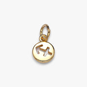 Tiny Zodiac Disc Charm