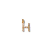Micro Pave Letter Charm