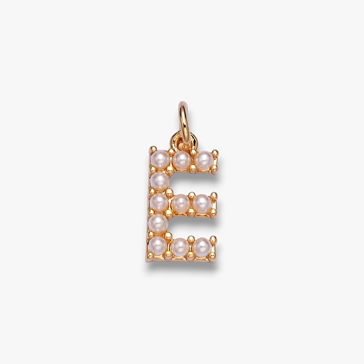 Pearl Letter Charm