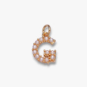 Pearl Letter Charm