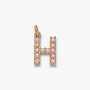Pearl Letter Charm