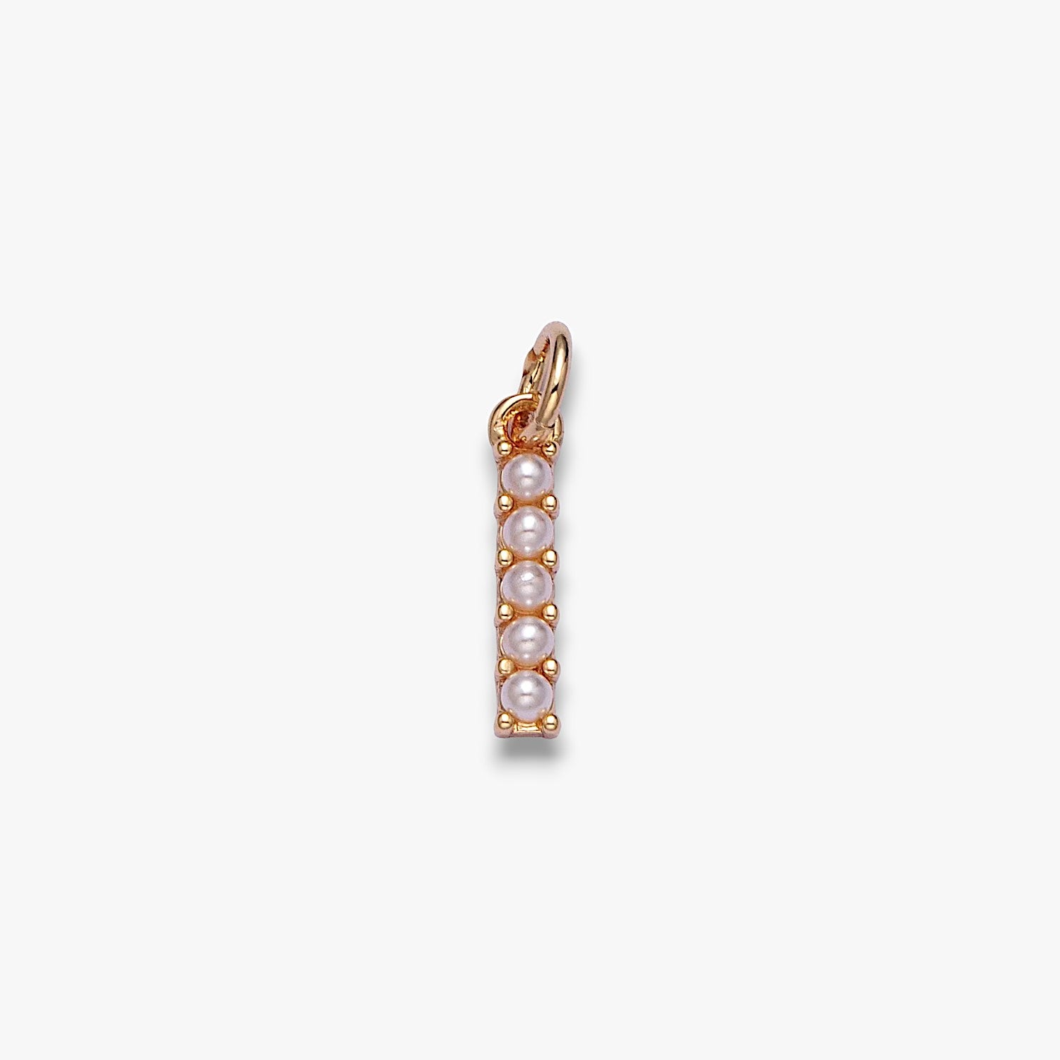 Pearl Letter Charm