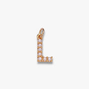 Pearl Letter Charm