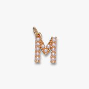 Pearl Letter Charm