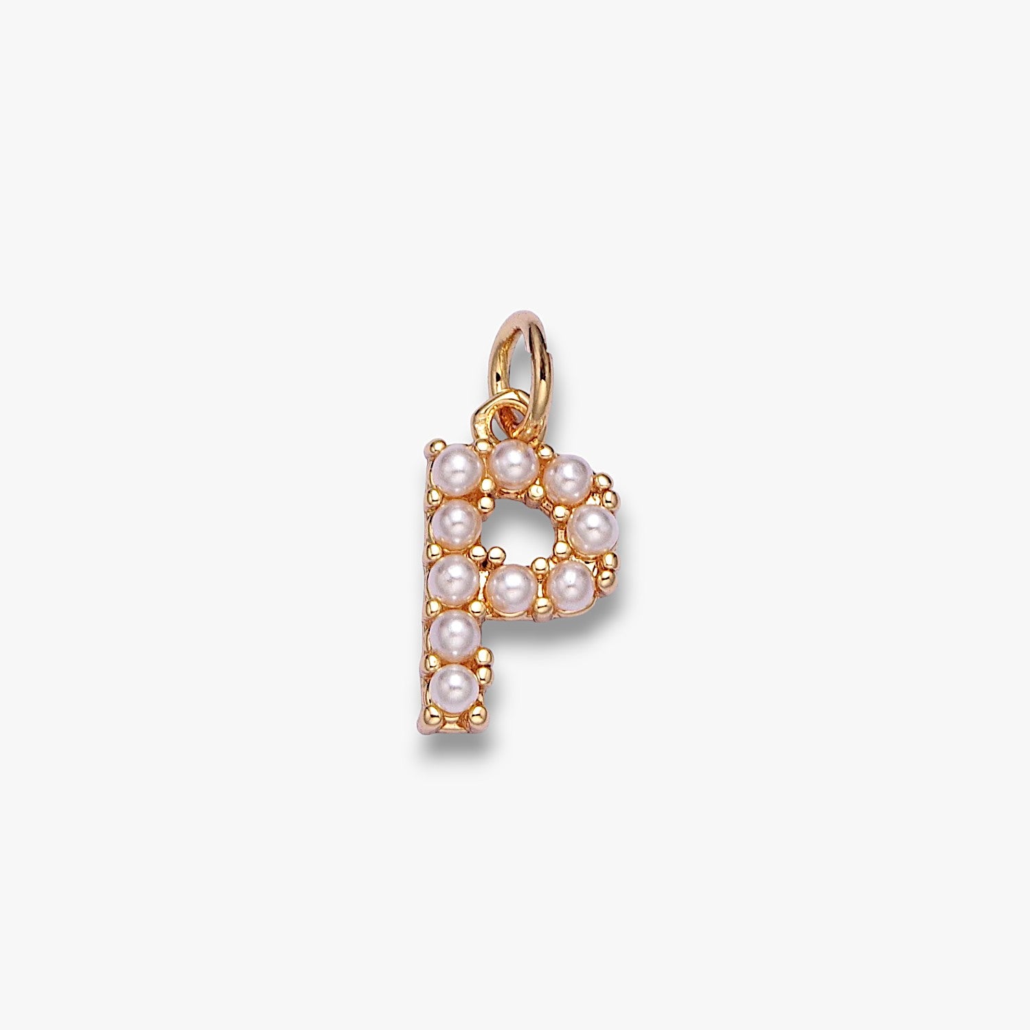 Pearl Letter Charm