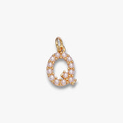 Pearl Letter Charm