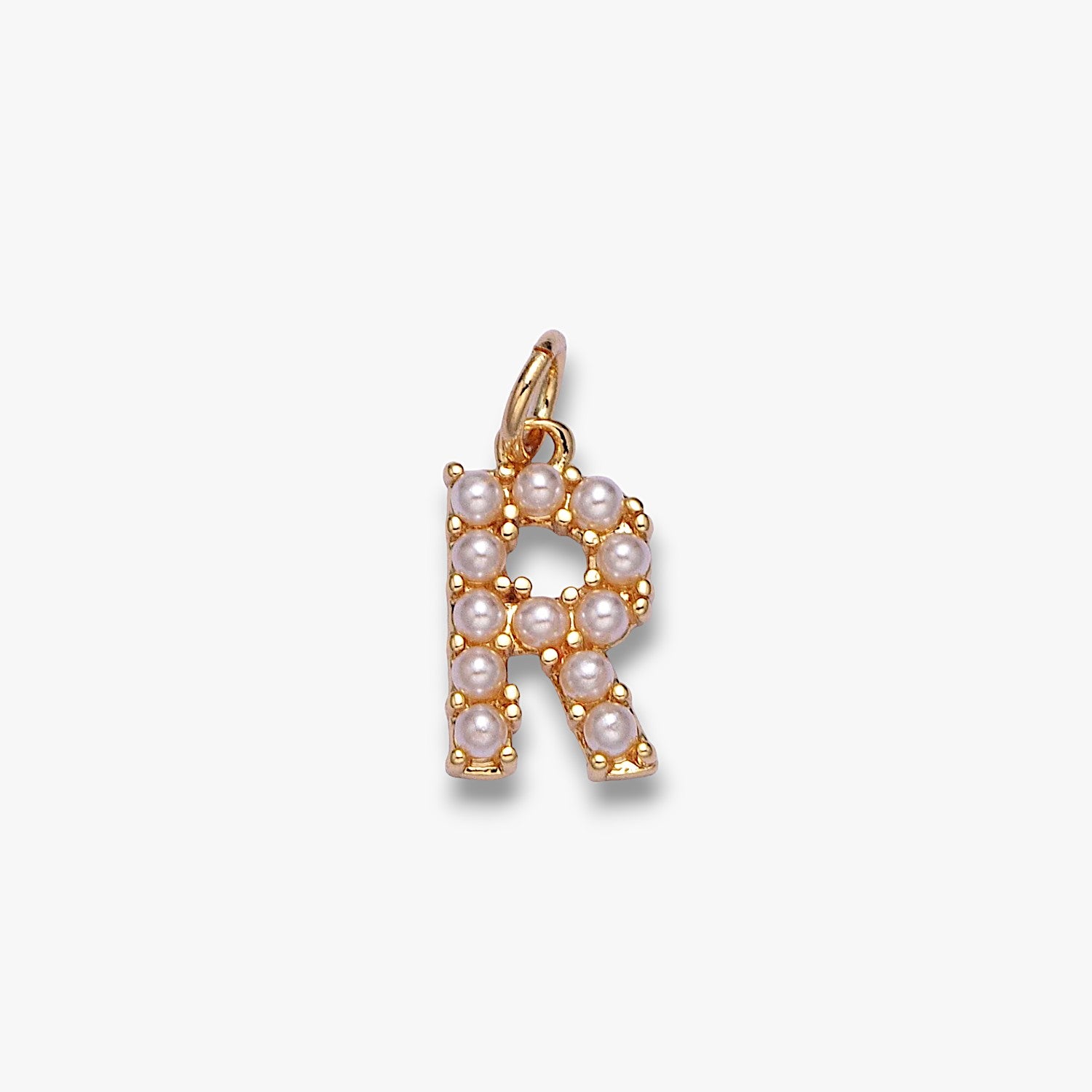 Pearl Letter Charm