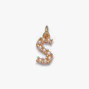 Pearl Letter Charm