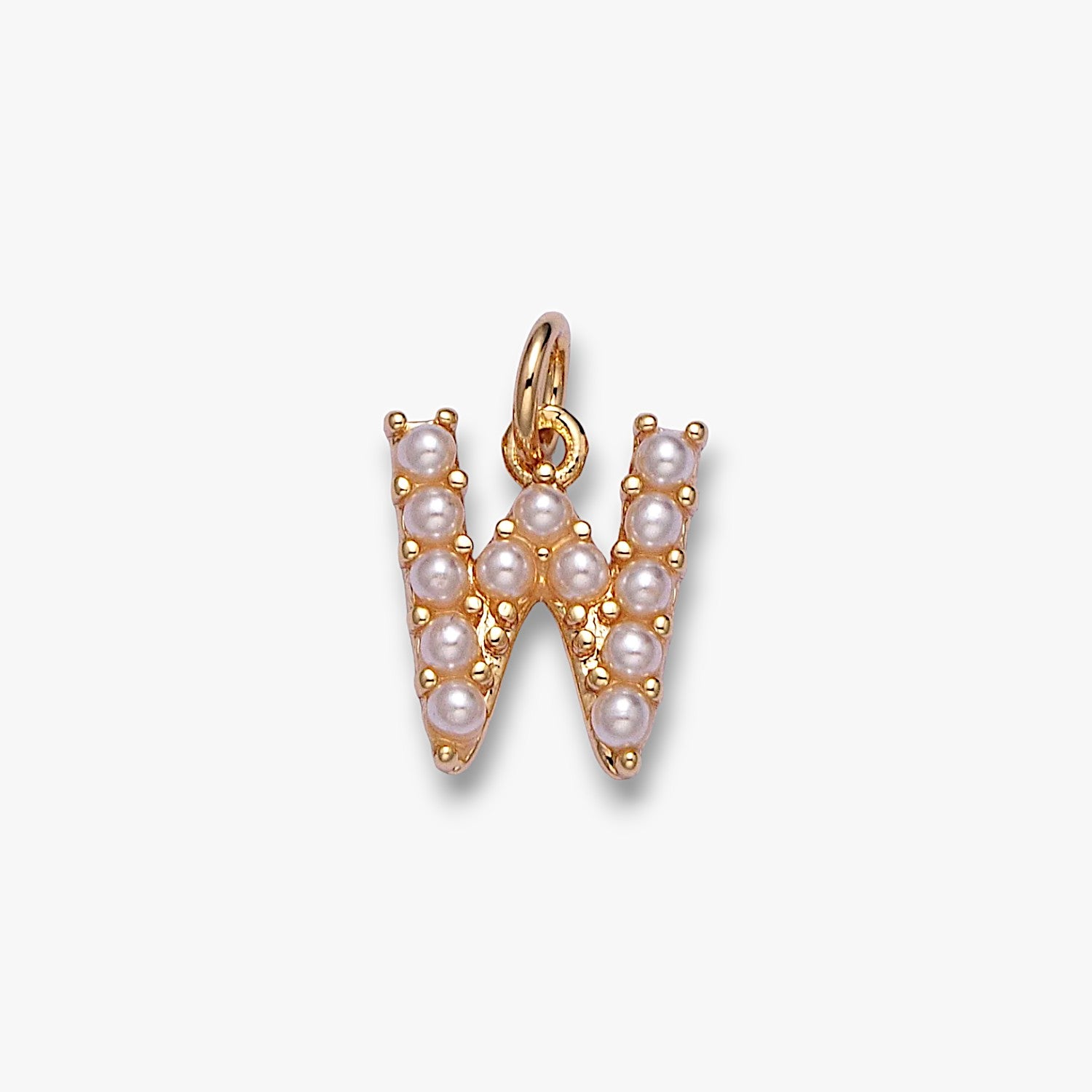Pearl Letter Charm