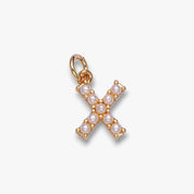 Pearl Letter Charm