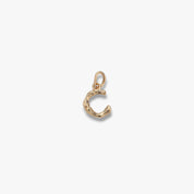 Bamboo Letter Charm