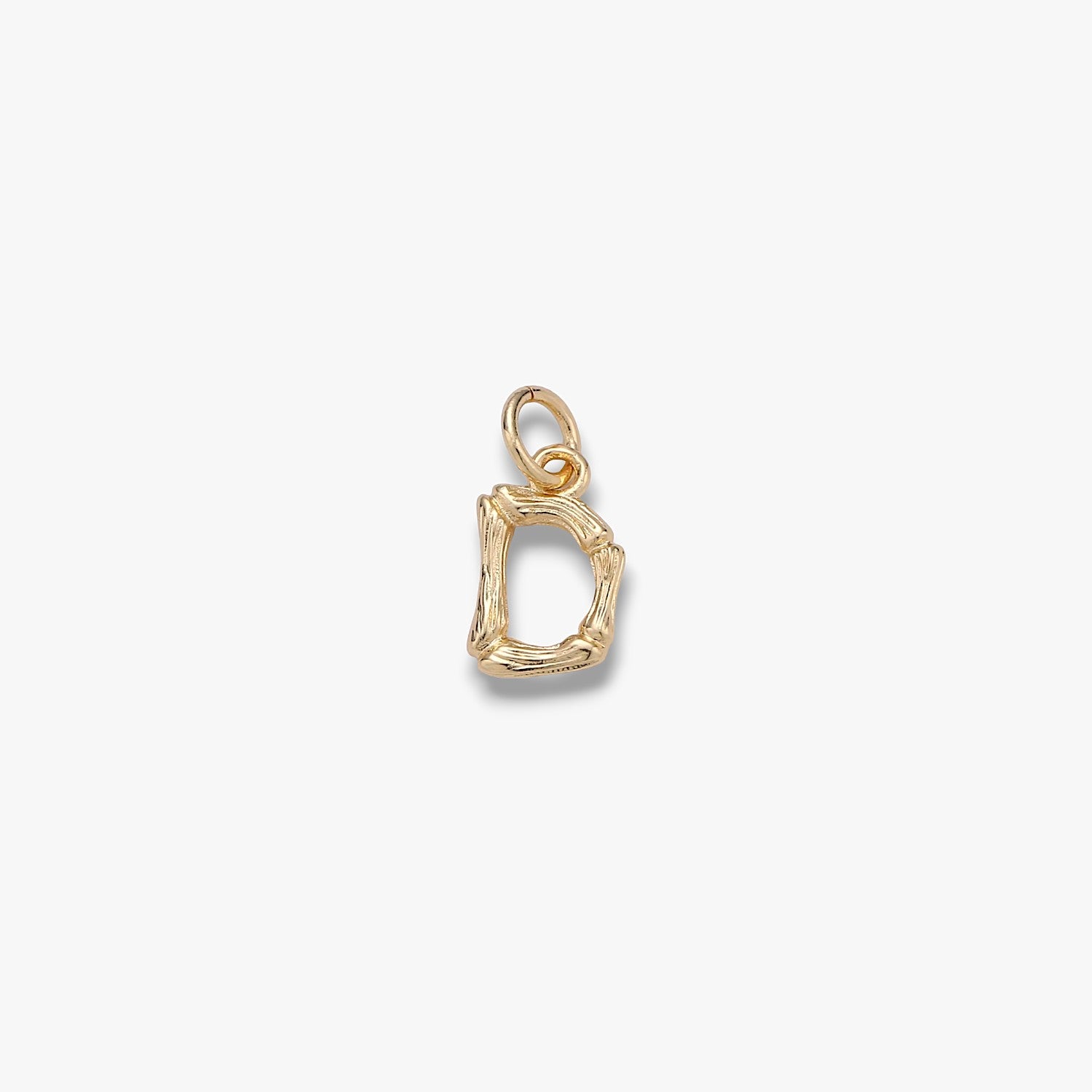 Bamboo Letter Charm