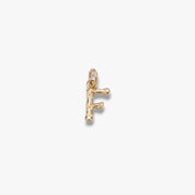 Bamboo Letter Charm