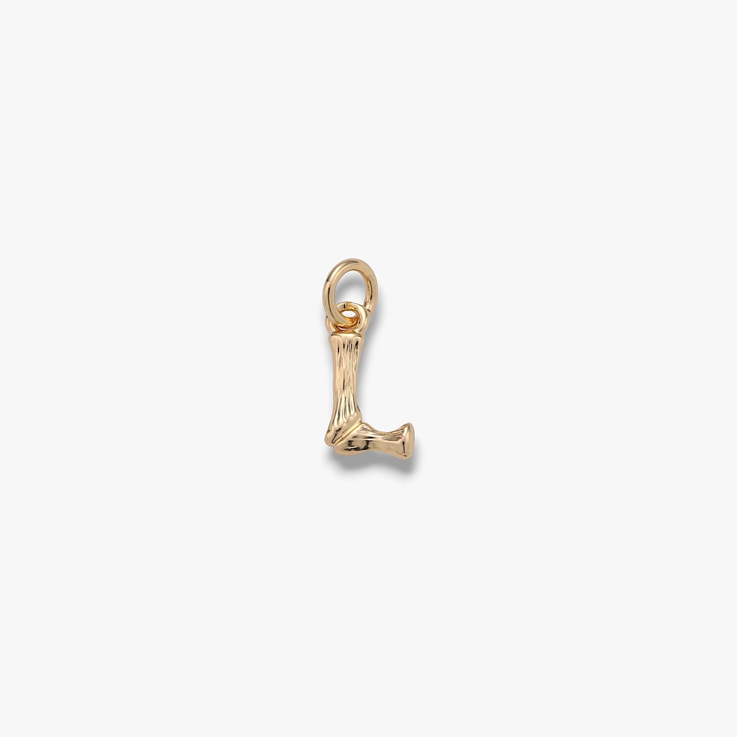Bamboo Letter Charm