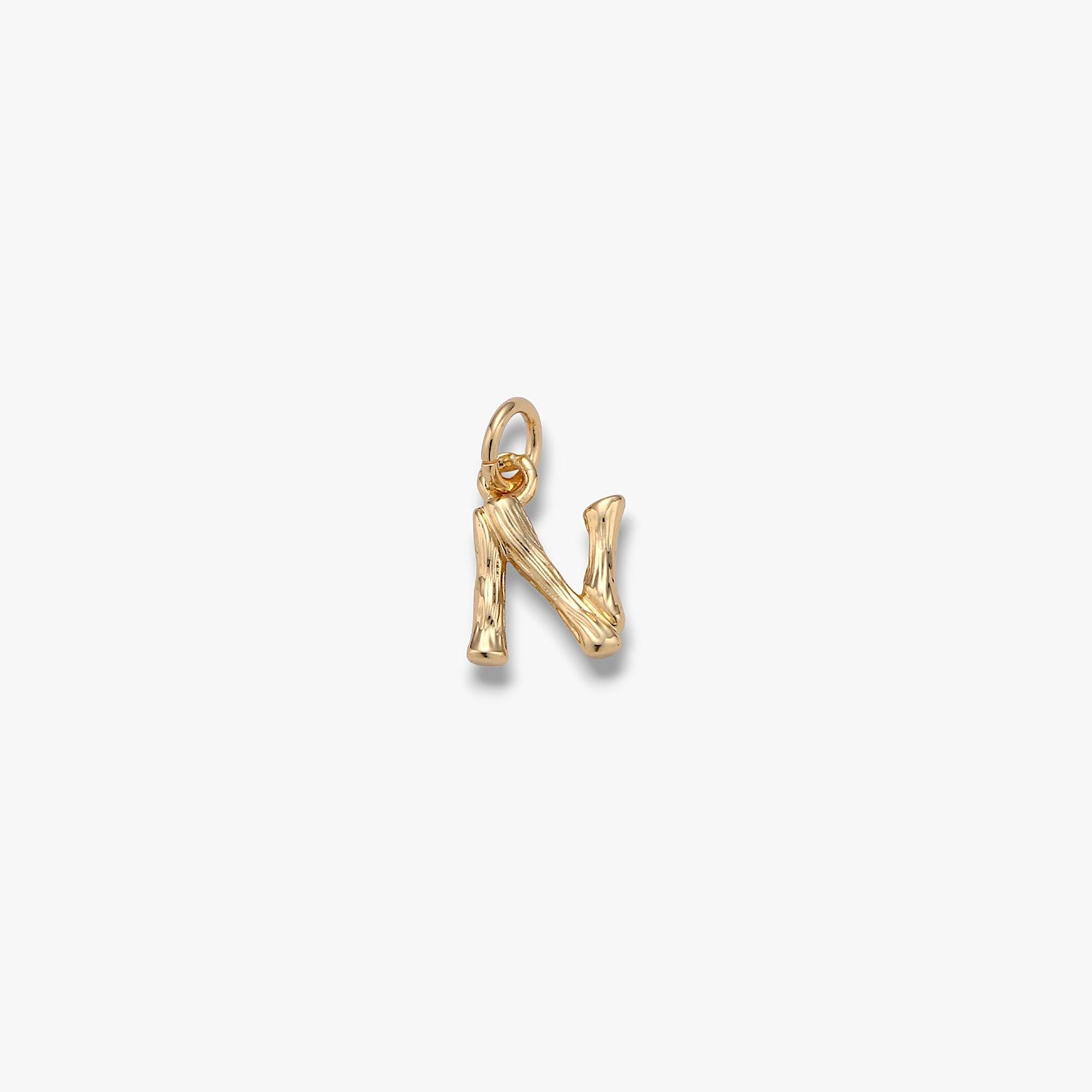 Bamboo Letter Charm