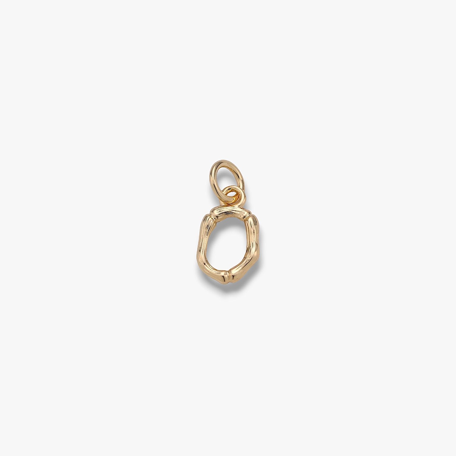 Bamboo Letter Charm