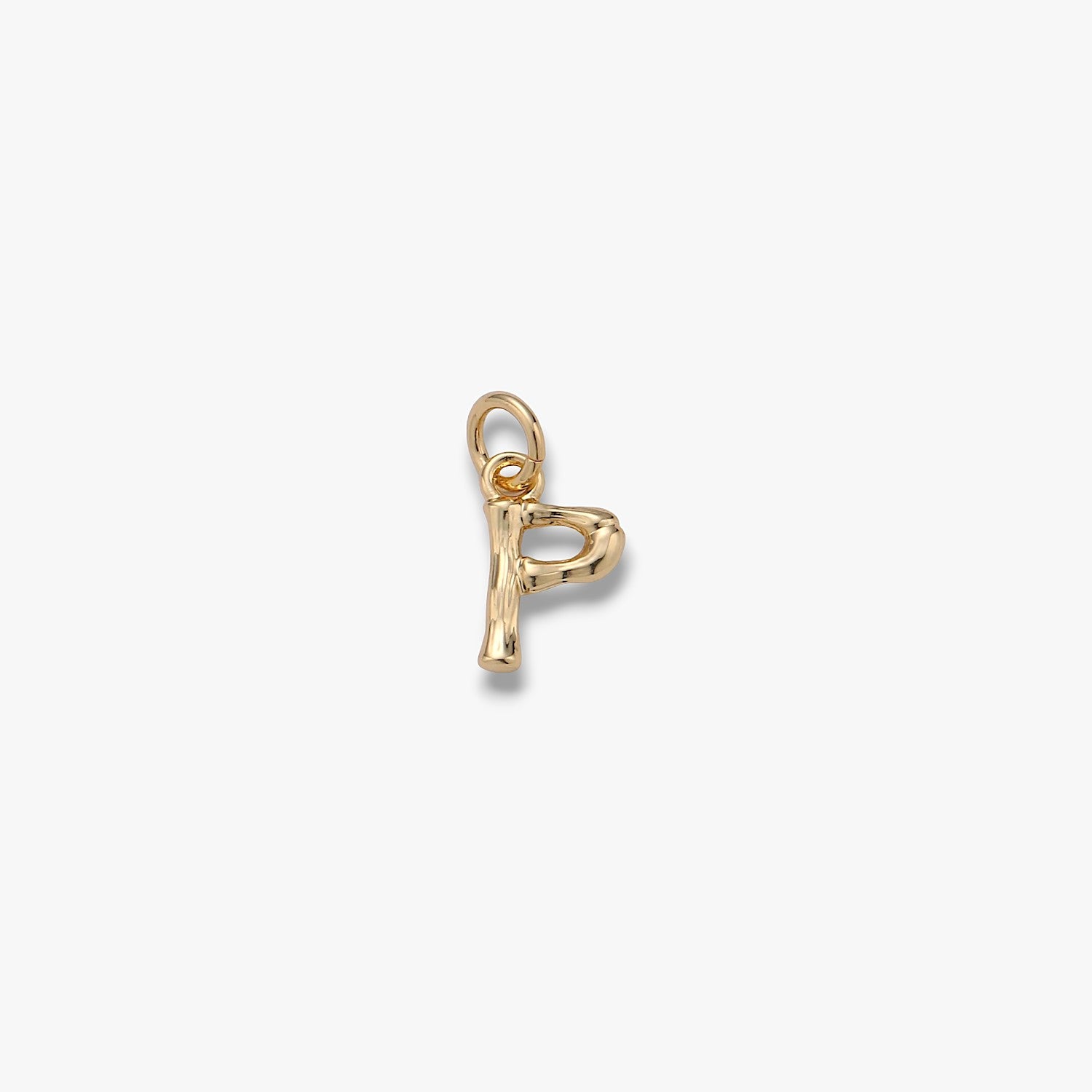 Bamboo Letter Charm