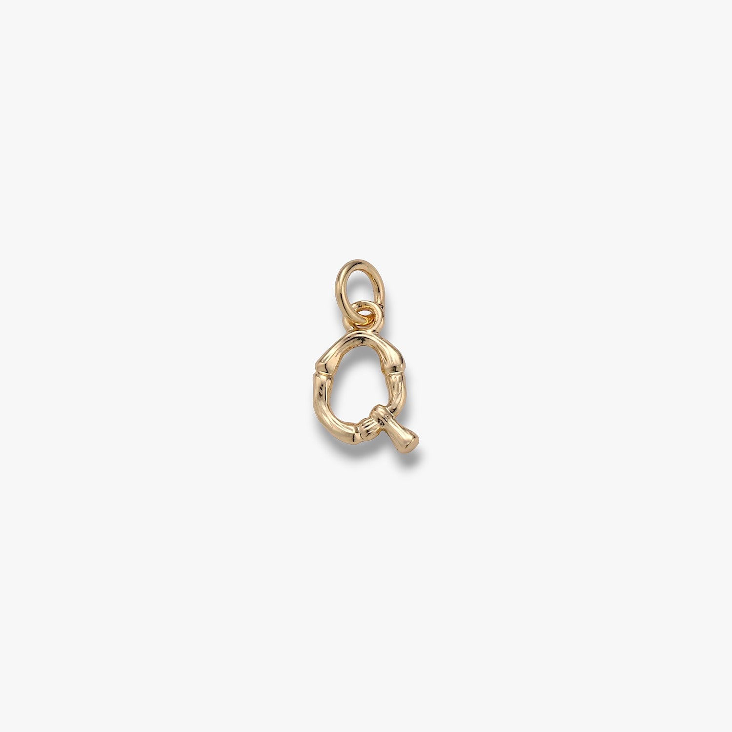 Bamboo Letter Charm