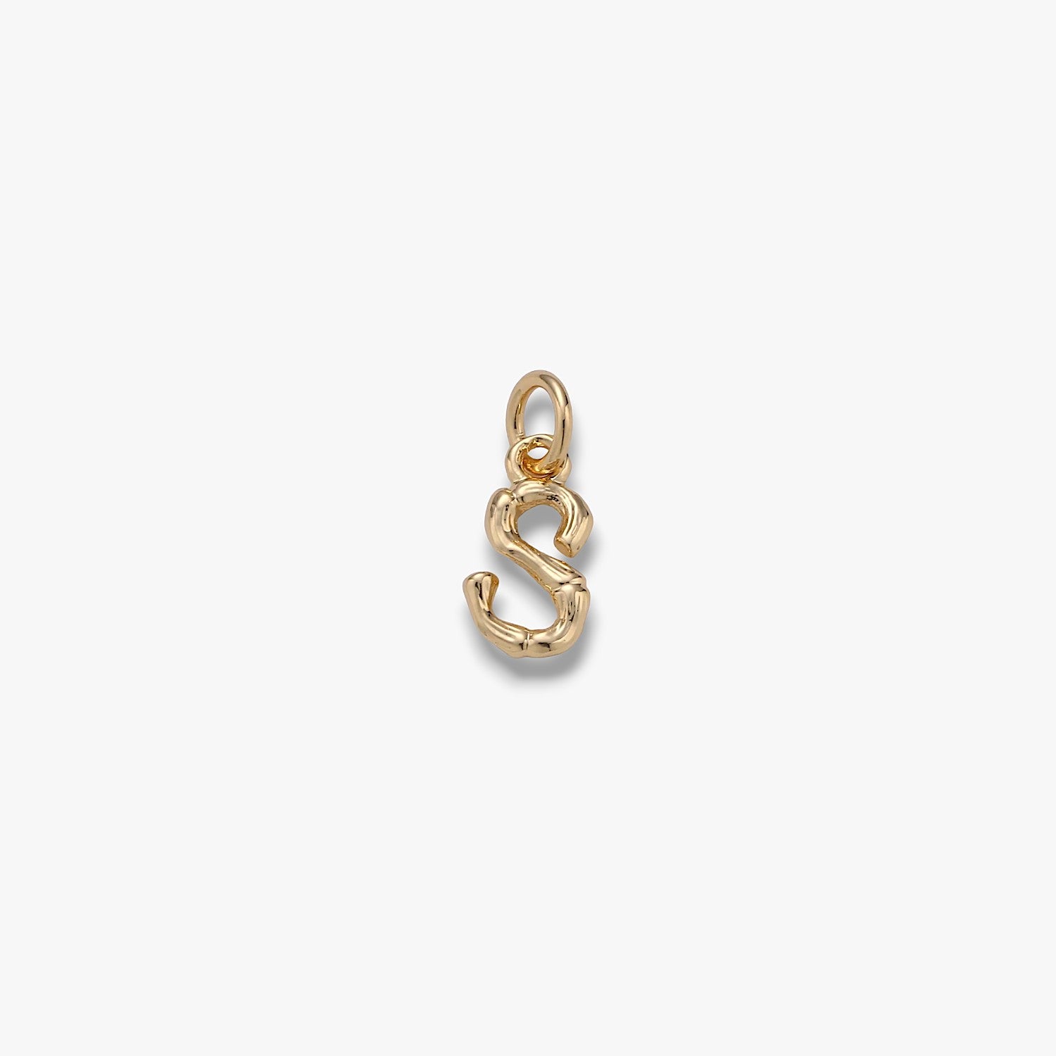 Bamboo Letter Charm