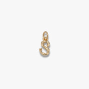 Bamboo Letter Charm