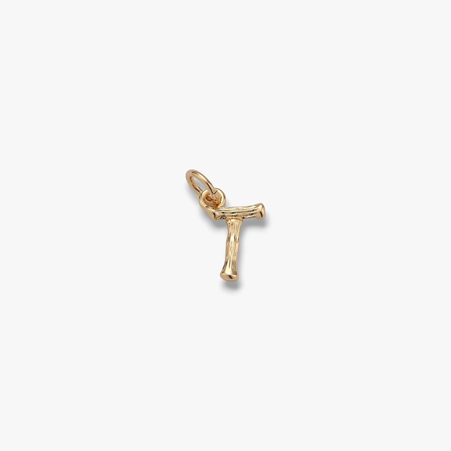 Bamboo Letter Charm