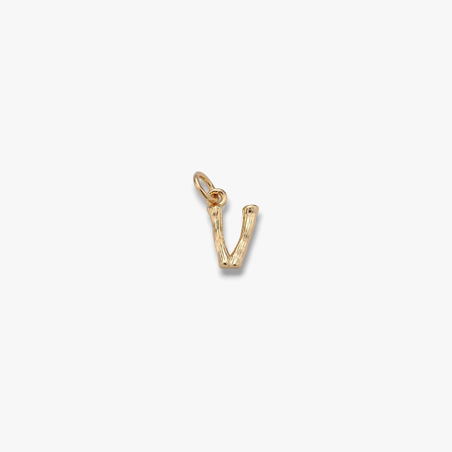 Bamboo Letter Charm