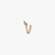 Bamboo Letter Charm