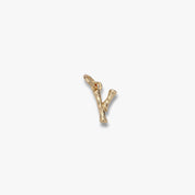 Bamboo Letter Charm