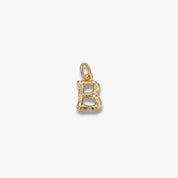 Bamboo Letter Charm
