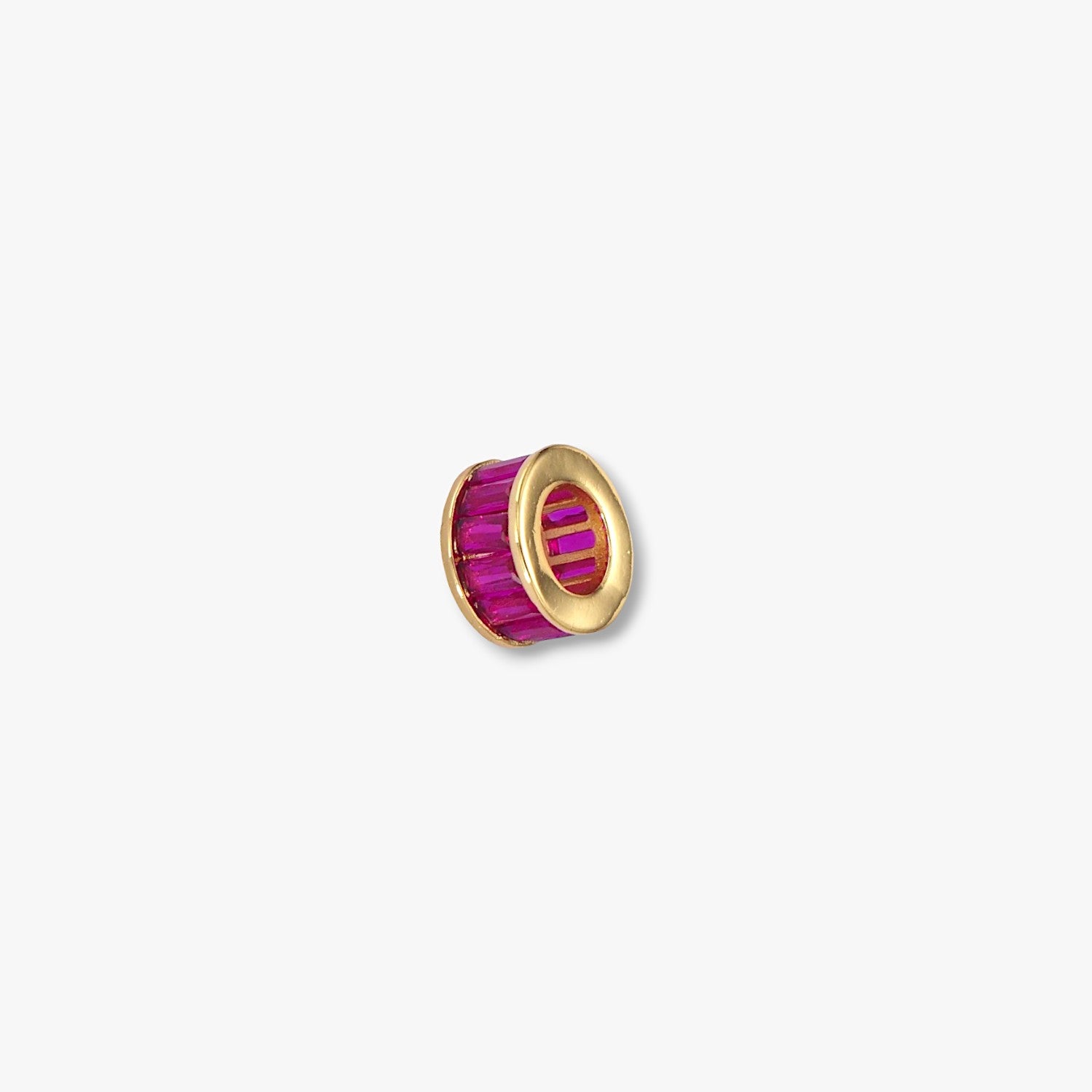 Birthstone Baguette Infinity Bead