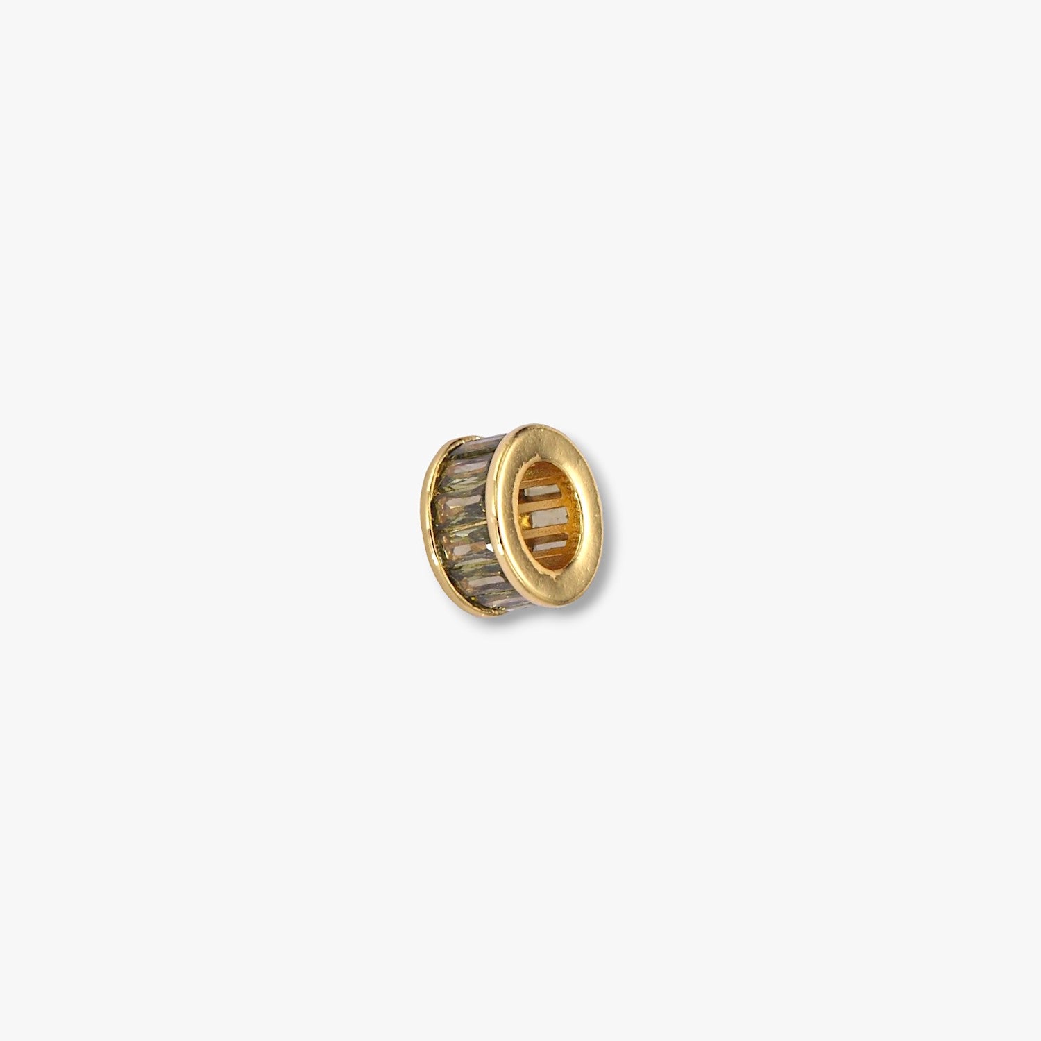 Birthstone Baguette Infinity Bead