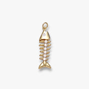 Riches Retro Fishbone Charm