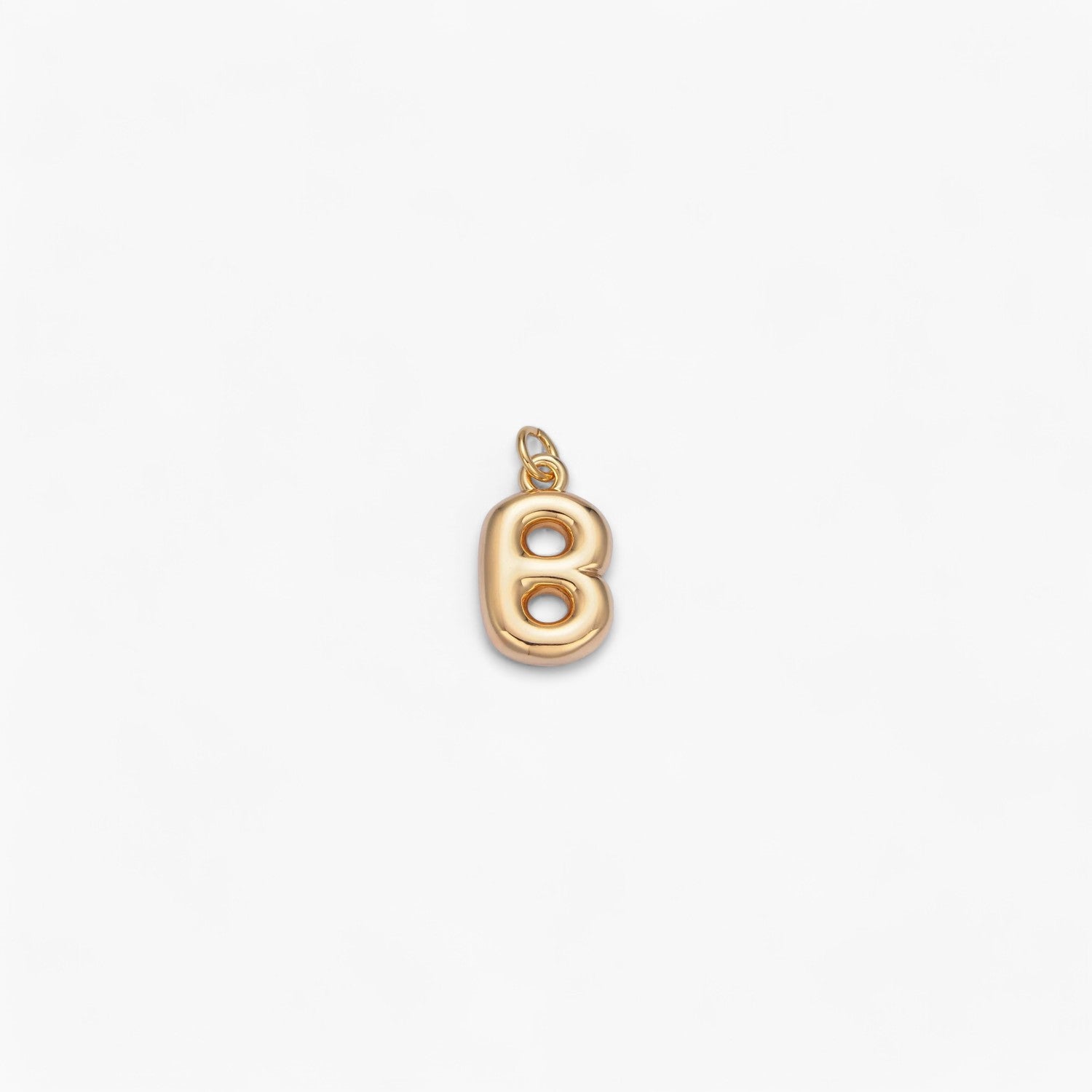 Mini Retro Bubble Letter Charm