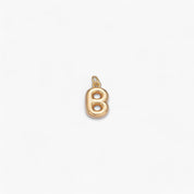 Mini Retro Bubble Letter Charm
