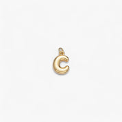 Mini Retro Bubble Letter Charm