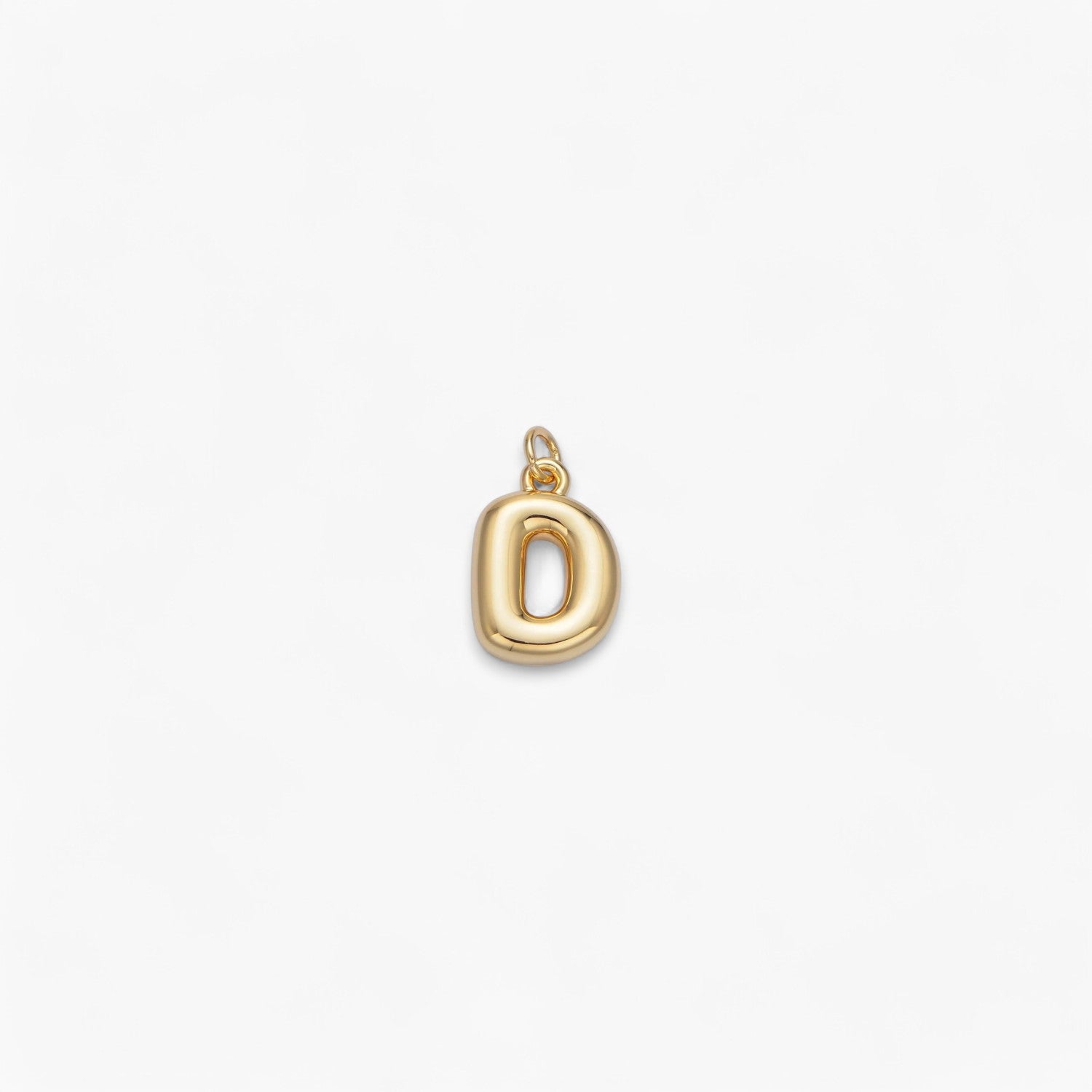 Mini Retro Bubble Letter Charm