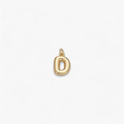 Mini Retro Bubble Letter Charm