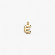 Mini Retro Bubble Letter Charm