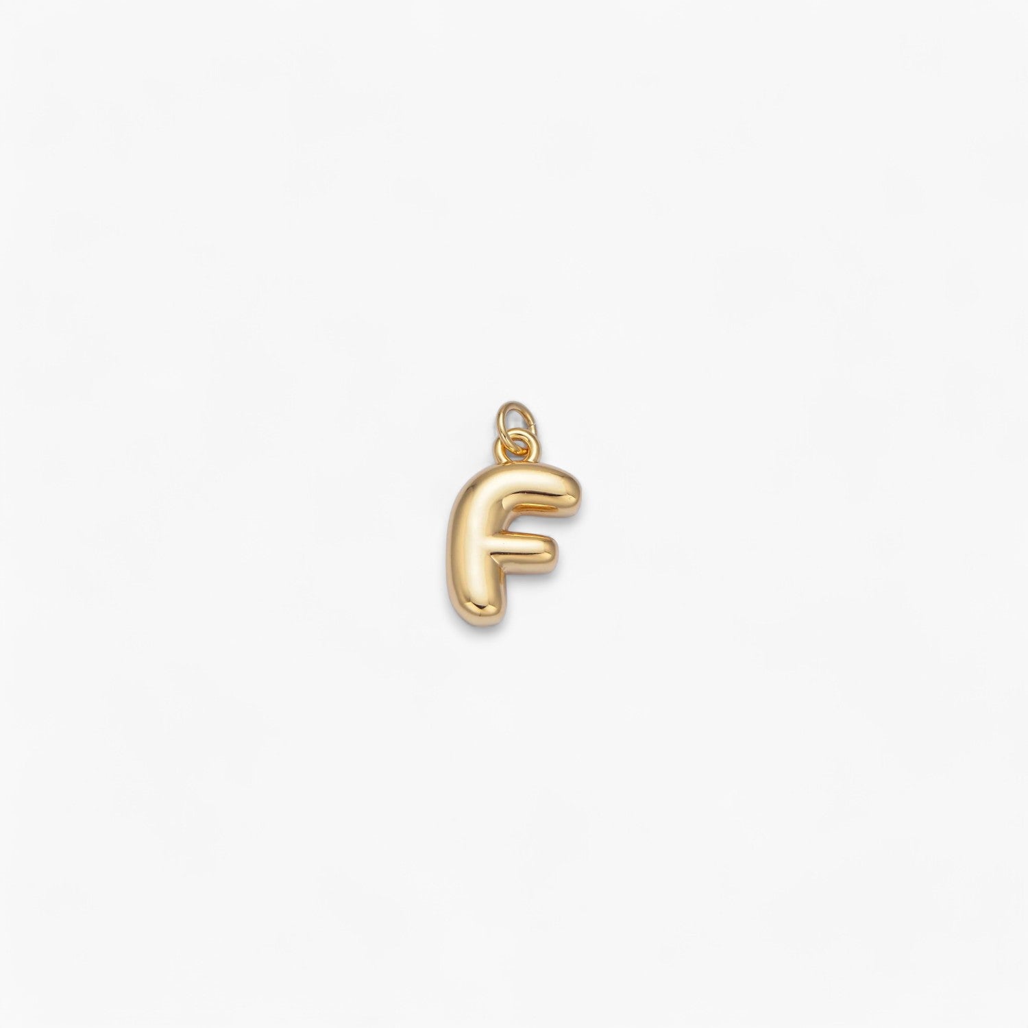 Mini Retro Bubble Letter Charm