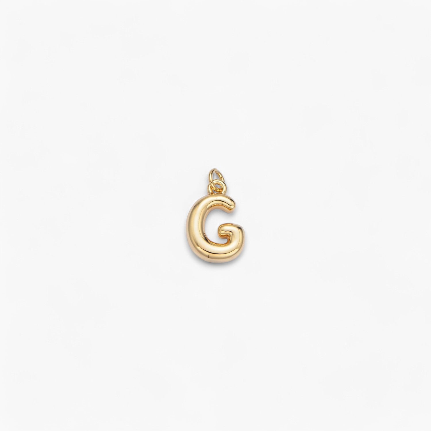 Mini Retro Bubble Letter Charm