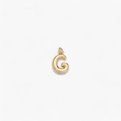 Mini Retro Bubble Letter Charm